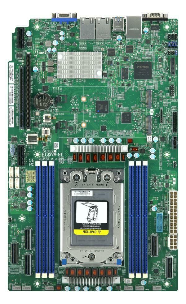 Supermicro MBD-H13SVW-NT-O W129162200 H13Svw-Nt Amd Soc Socket Sp6 