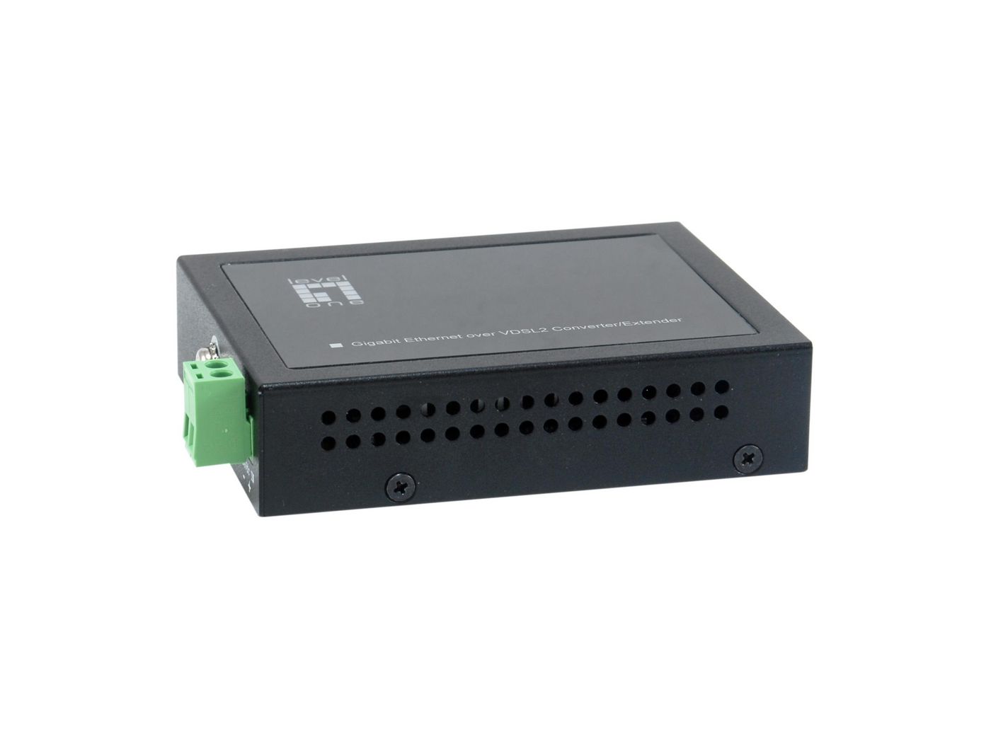 Levelone Converter VDS-2201 101001000 GBE & LT VDSL2 Black