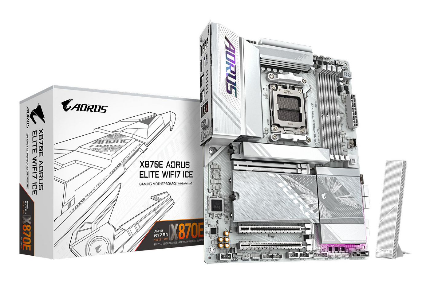 X870E Aorus Elite Wifi7 Ice