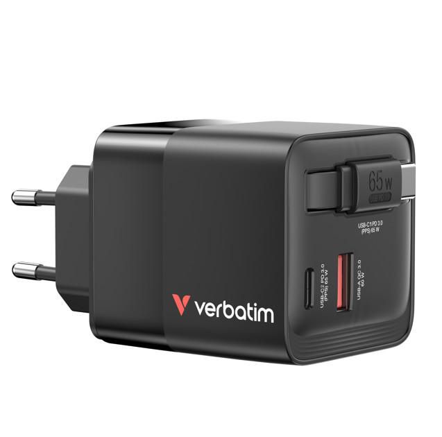 GaN Charger 65W 2 Port retr