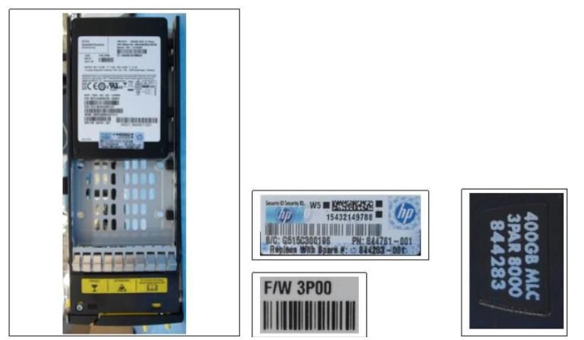 3PAR 8000 400GB+SW SFF SSD