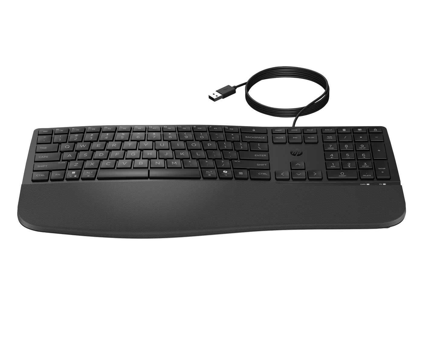 HP 485 CFT WD KBD tastiera Ufficio USB Nero