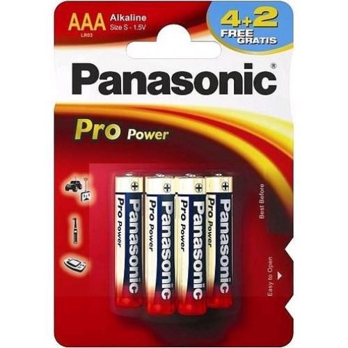 Panasonic LR03PPG6BP 4+2F W129172348 Pro Power Aaa 4+2 Single-Use 