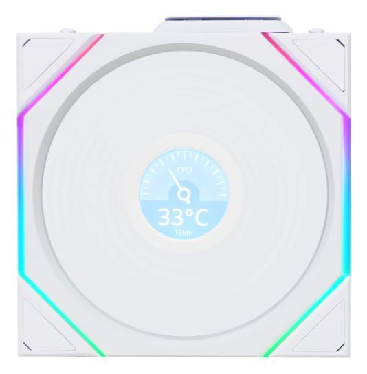 Uni Fan Tl120 Lcd Reverse - 12RTLLCD1W1W