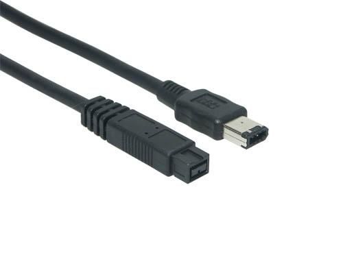 Exsys EX-K6861 W129178859 Firewire Cable 2 M 9-P 6-P 
