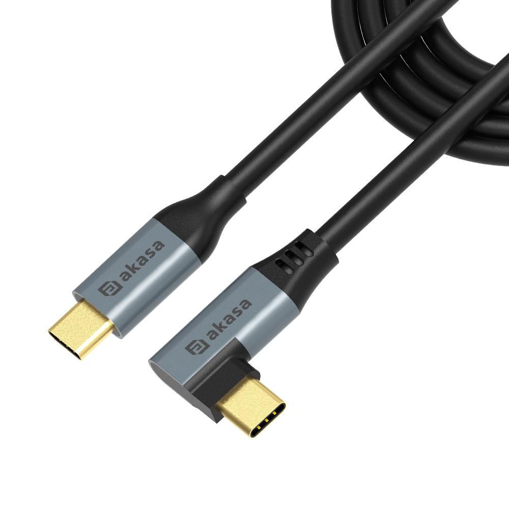Akasa AK-CBUB68-10BK W129179036 Usb Cable 1 M Usb C Black 