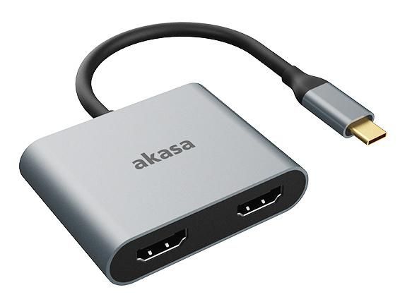 Akasa AK-CBCA26-18BK W129181197 Usb Graphics Adapter Aluminium 