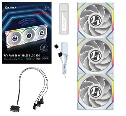 Uni Fan Sl Wireless Lcd 120 - 12RSLLCD1W3W