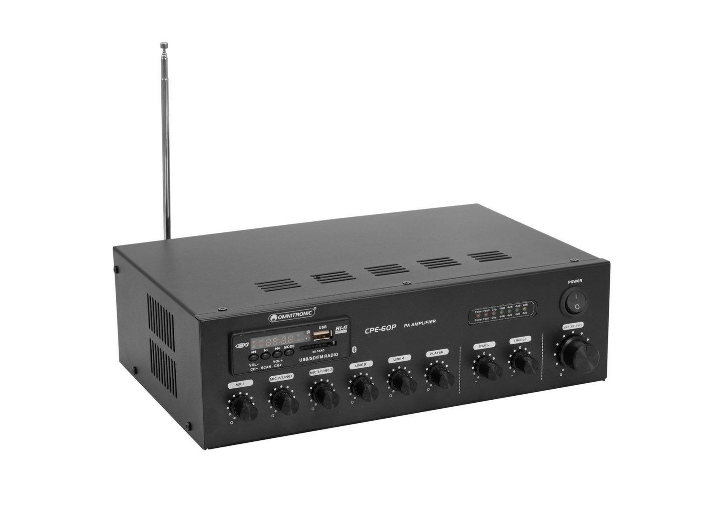 Omnitronic 80709606 W129181600 Audio Amplifier 