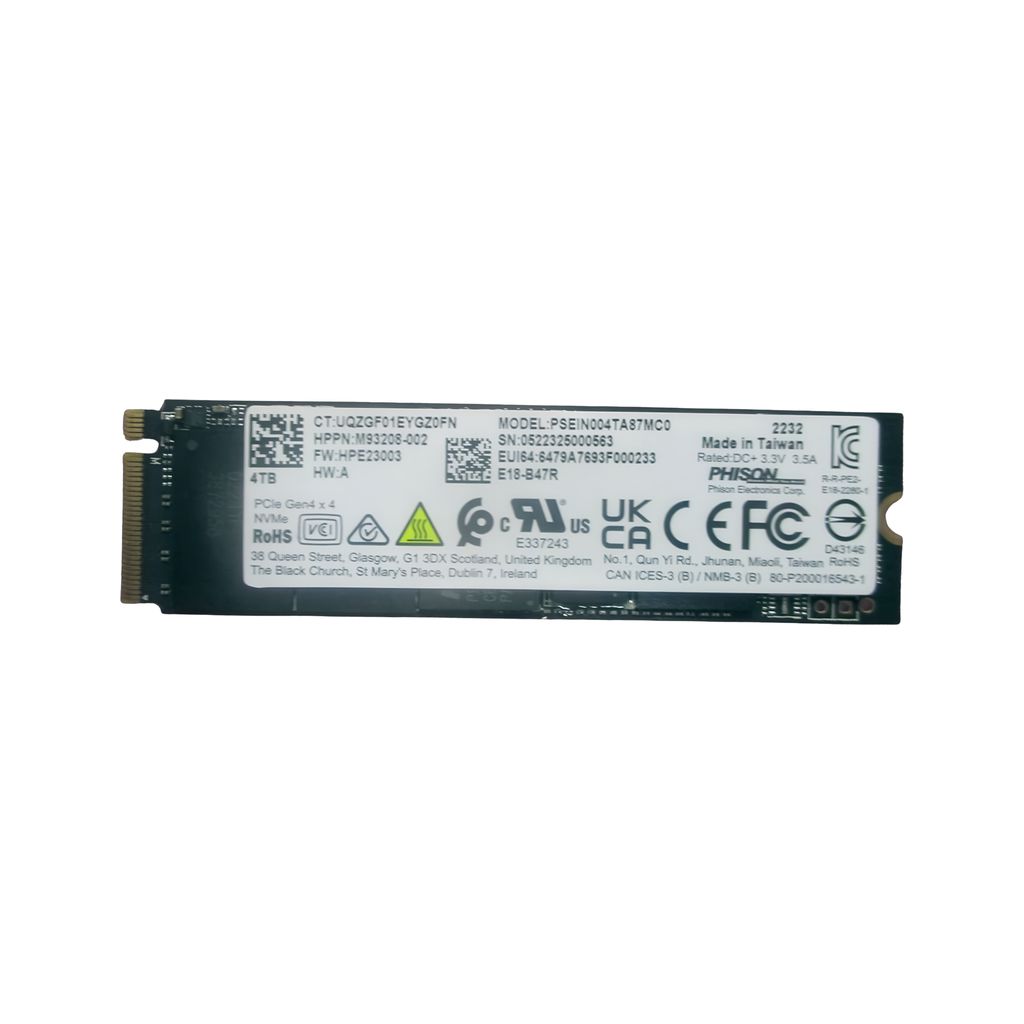 SKO-SSD 4TB 2280 PCIe-4x4 TLC