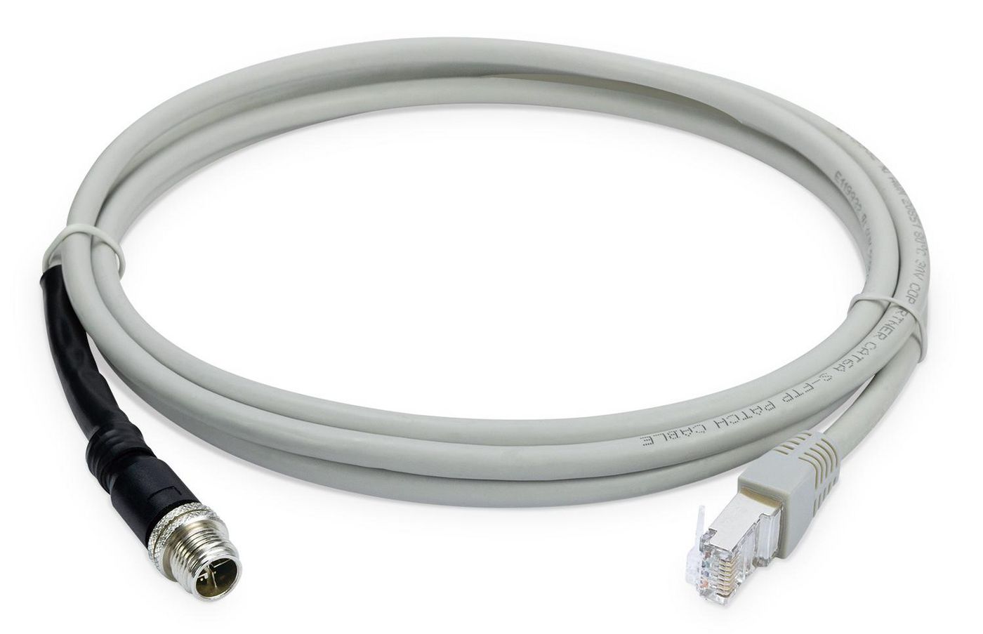 8-Pin X-Coded M12 Male to