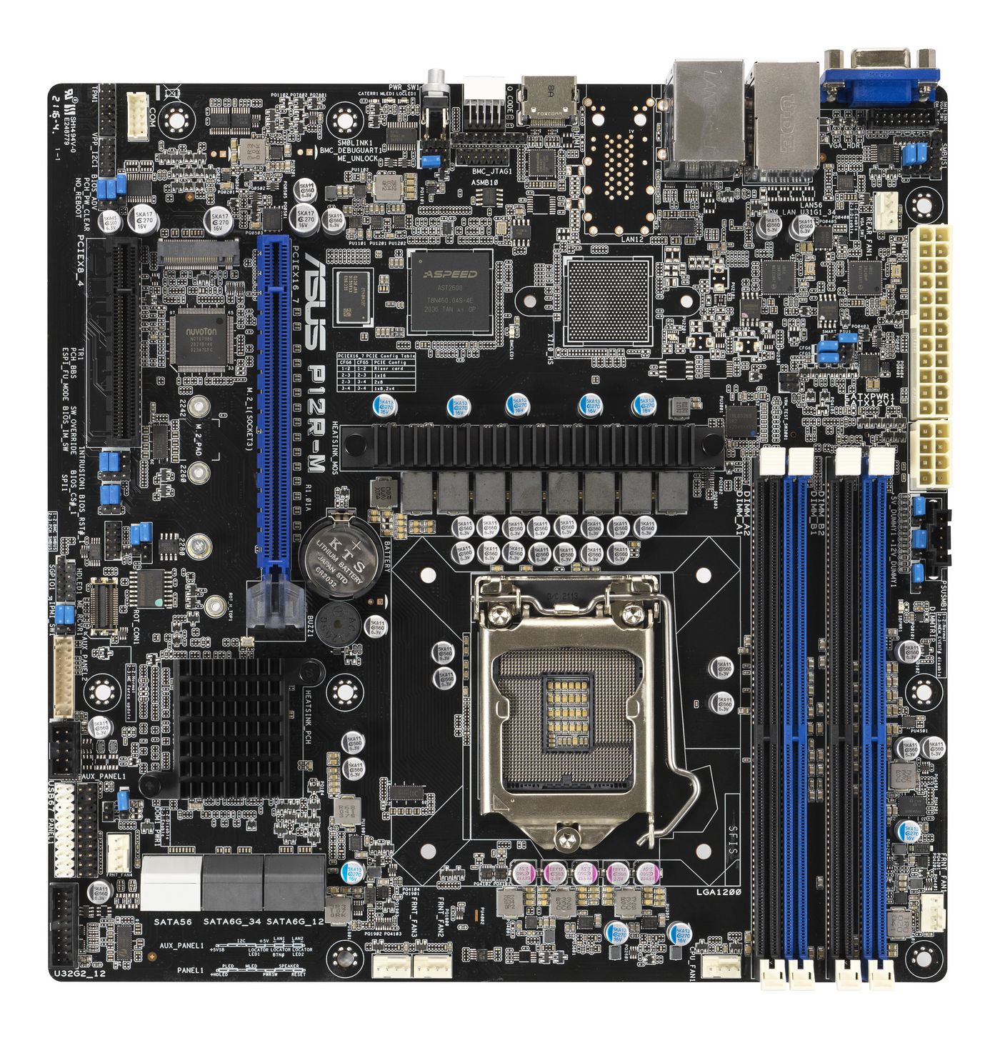 P12R-M Intel C252 Lga 1200