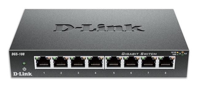 DGS-108/E  8-port Gigabit