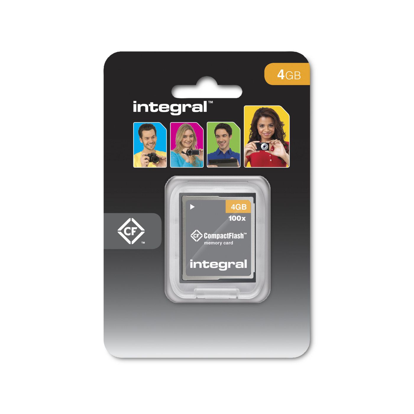 Integral INCF4GV2 W129020134 4Gb Compact Flash Memory Card 