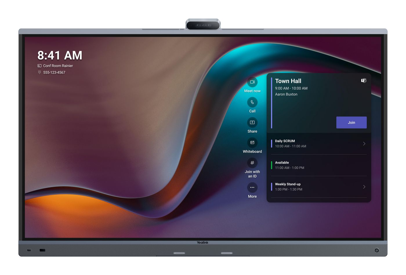 Yealink MeetingBoard Pro 165,1 cm (65") 3840 x 2160 Pixel LCD 802.11a, 802.11b, 802.11g, Wi-Fi 4 (802.11n), Wi-Fi 5 (802.11ac),
