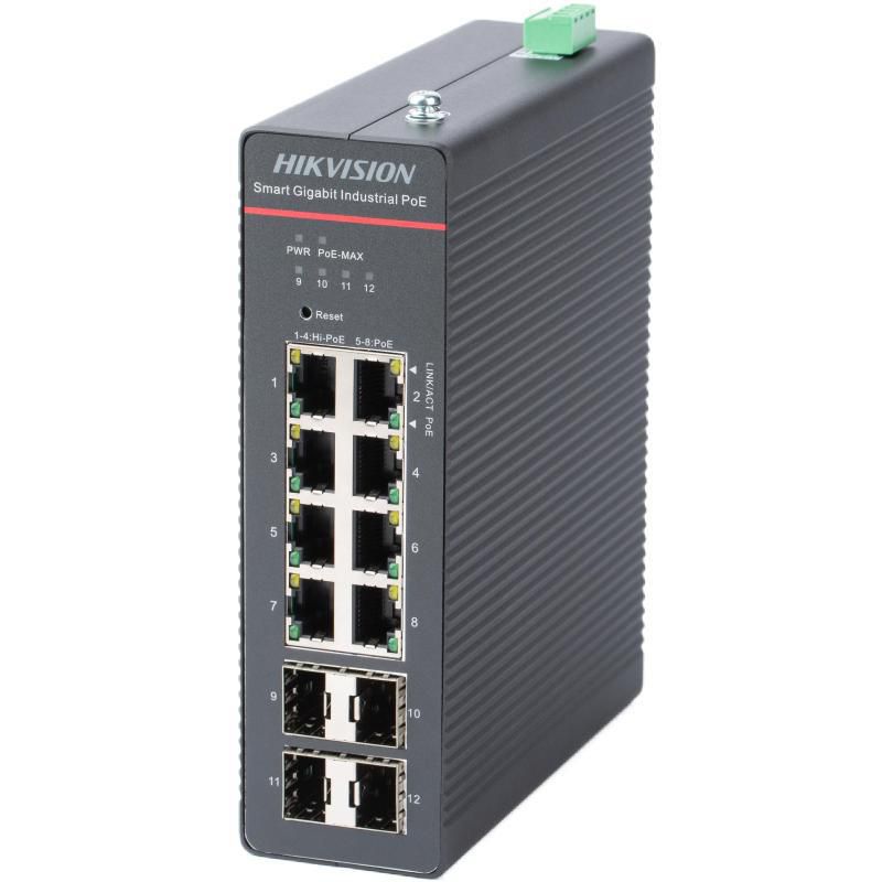 8 Port Gigabit Smart Managed - DS-3T1512HP-SI-8P4FKIT(75W)