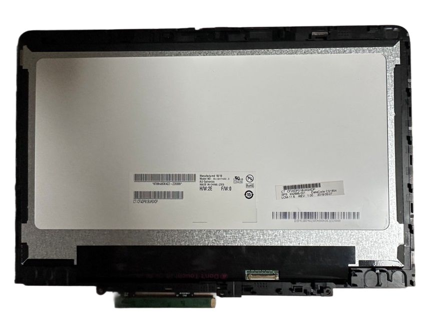 11,6" LCD HD Touch Screen