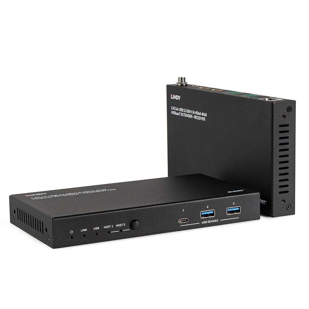 100m Cat.6A 2 Host USB 3.2