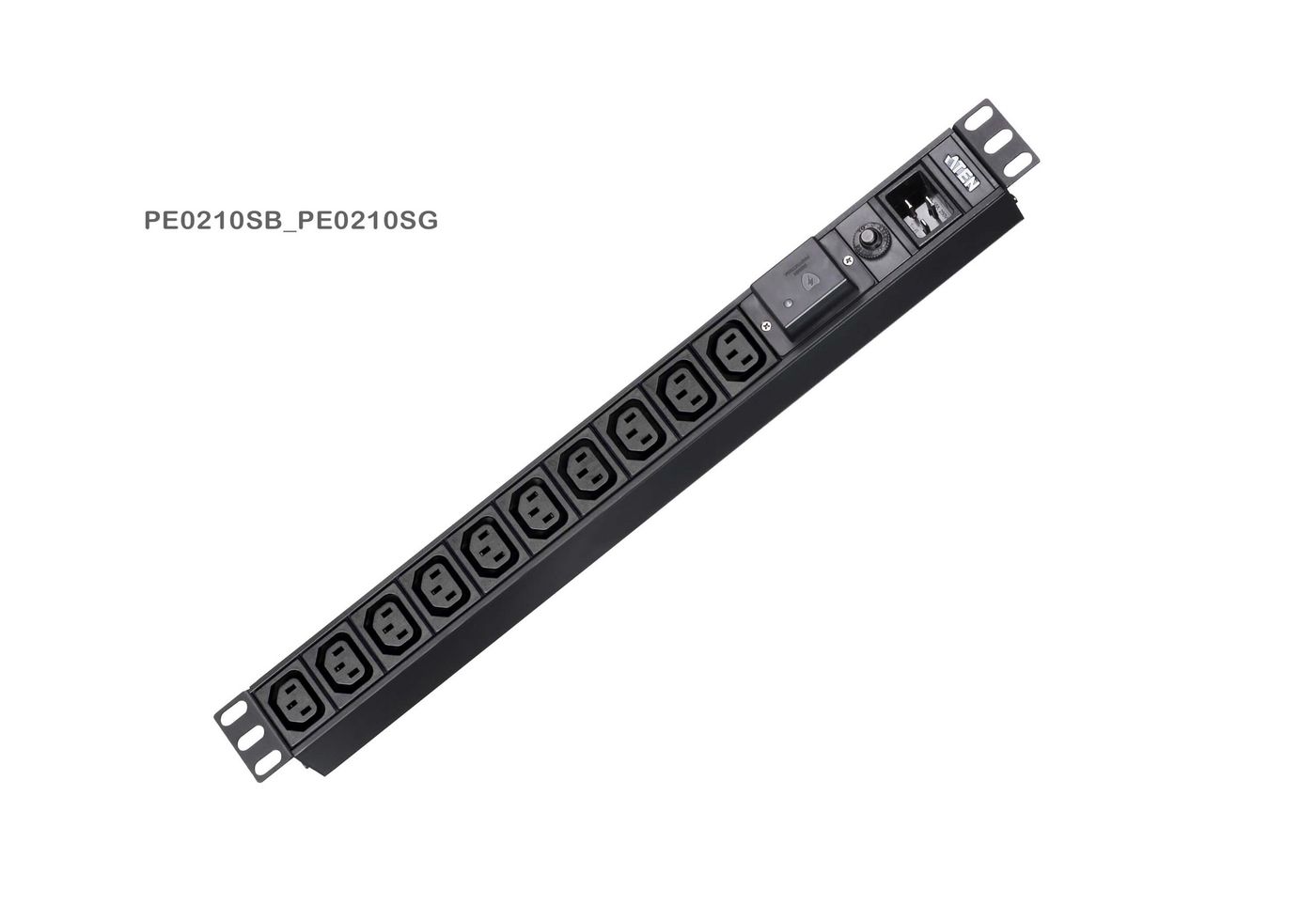 1U 16A 10Port Basic PDU