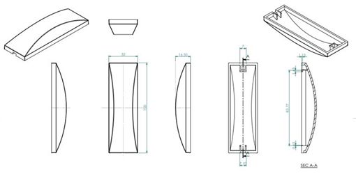 MagTek TM01P1244-03 W129187247 Outside cover for UR110UR220 