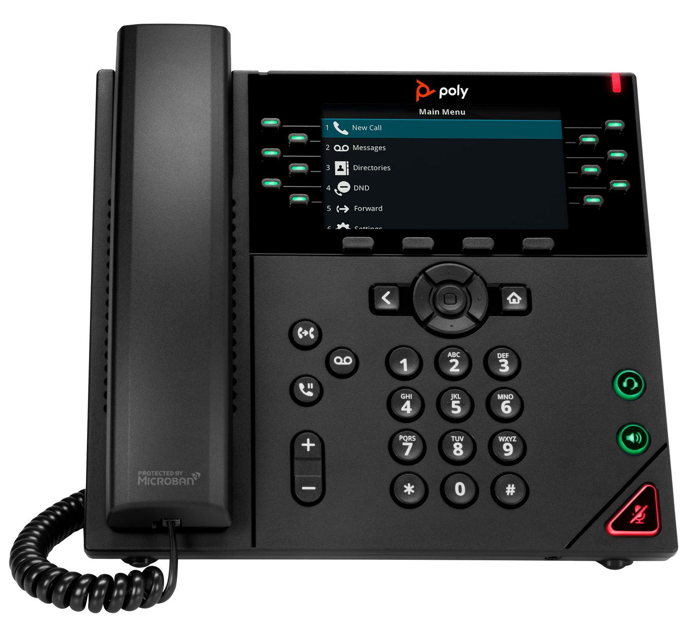 Vvx 450 12-Line Ip Phone And 