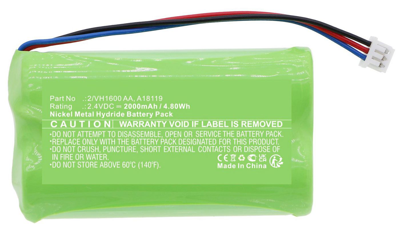 Battery 4.80Wh Ni-MH 2.4V