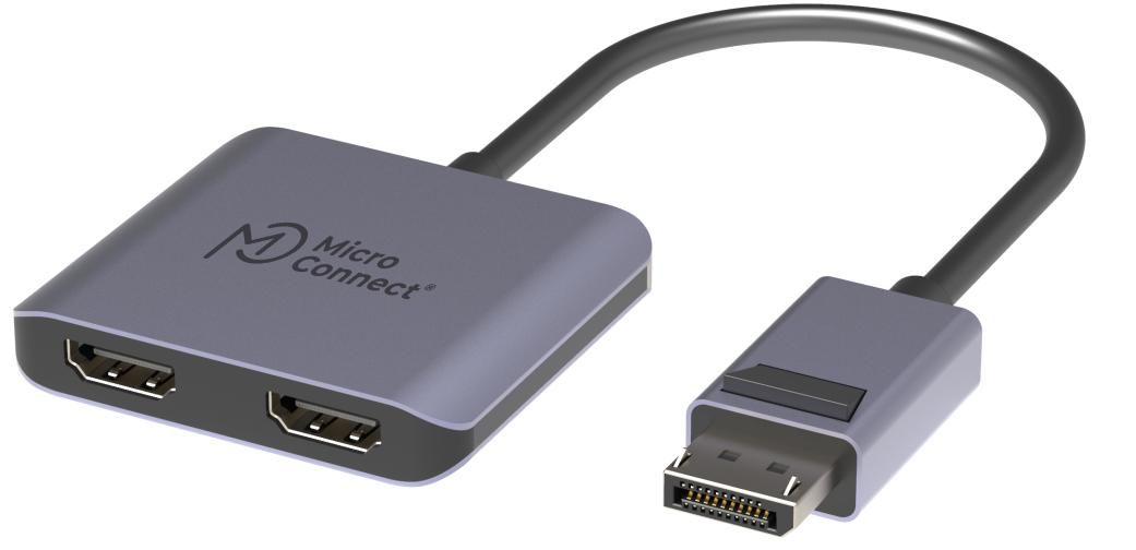DisplayPort to 2x HDMI female