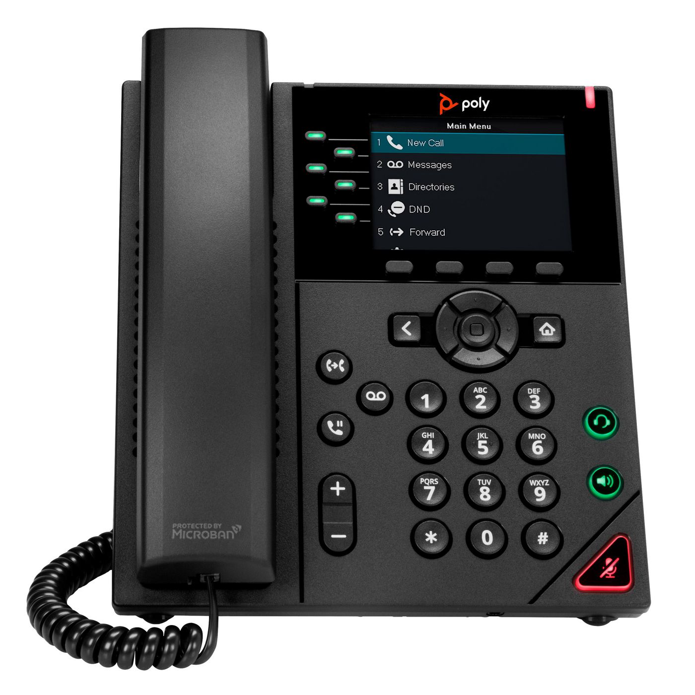 Vvx 350 6-Line Ip Phone And 
