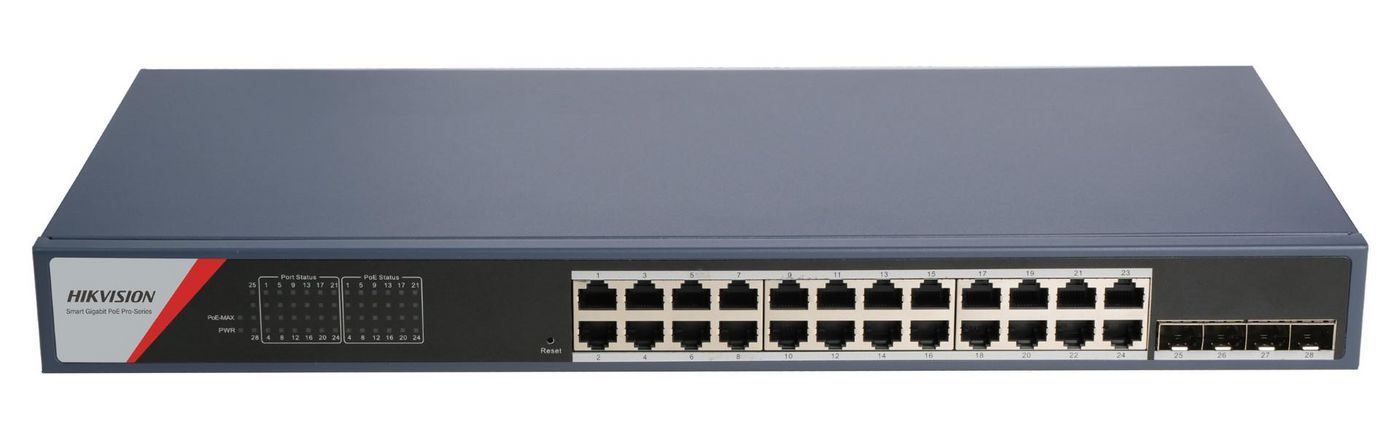 24 Port Gigabit Smart POE - DS-3E1528P-SI-24P4F(O-STD)