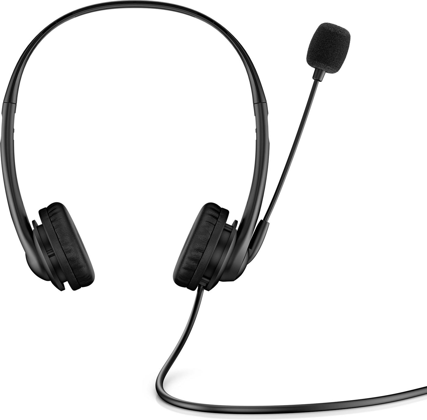 Wired over-ear headset with 