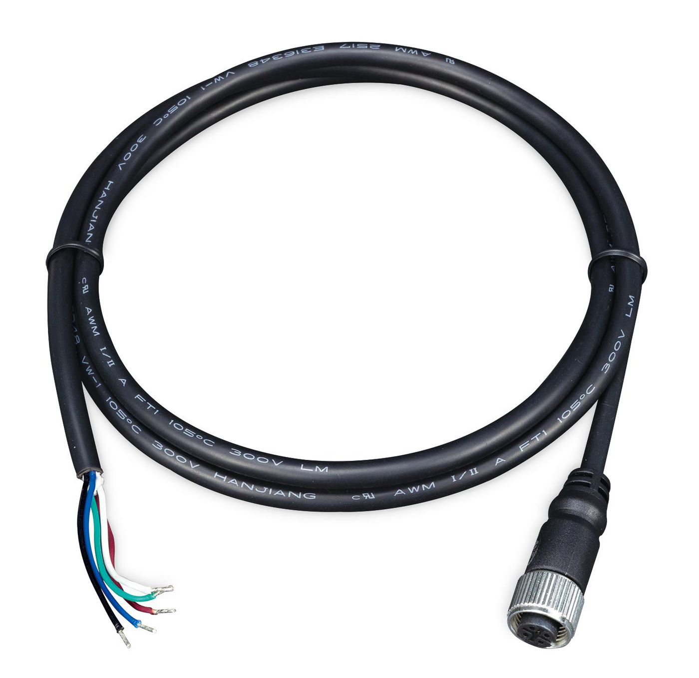 5-Pin A-Coding M12 Female to