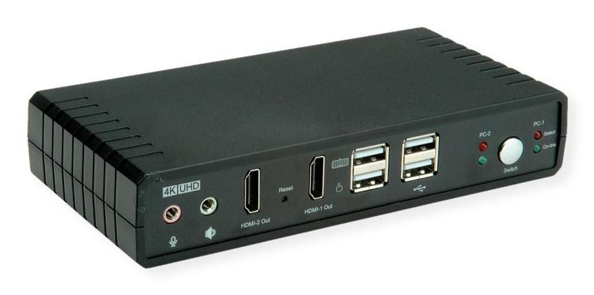 Dual Head KVM Switch, 1 User - 14.01.3047