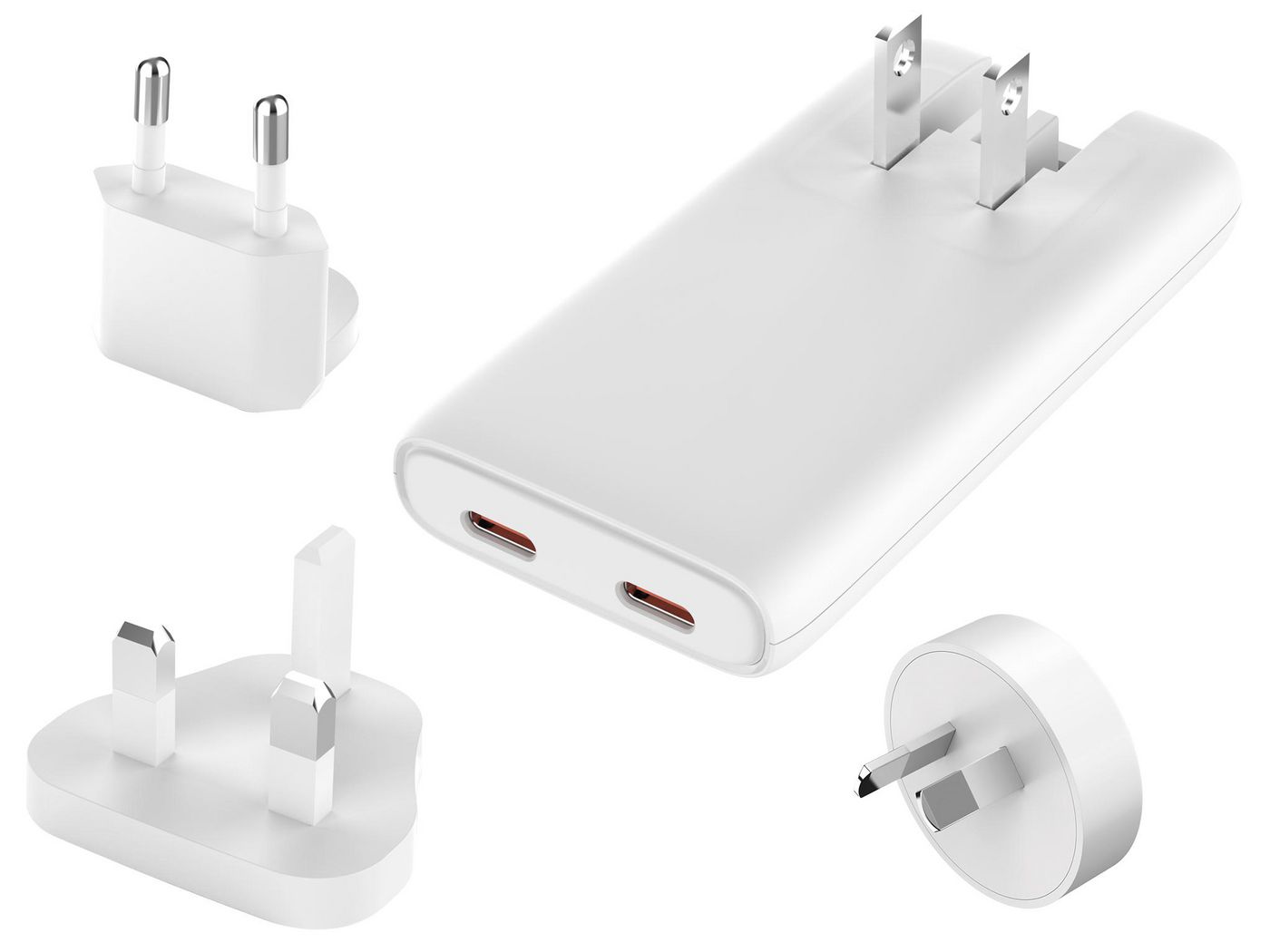 4in1 TravelCharger 2xUSB-C 65W