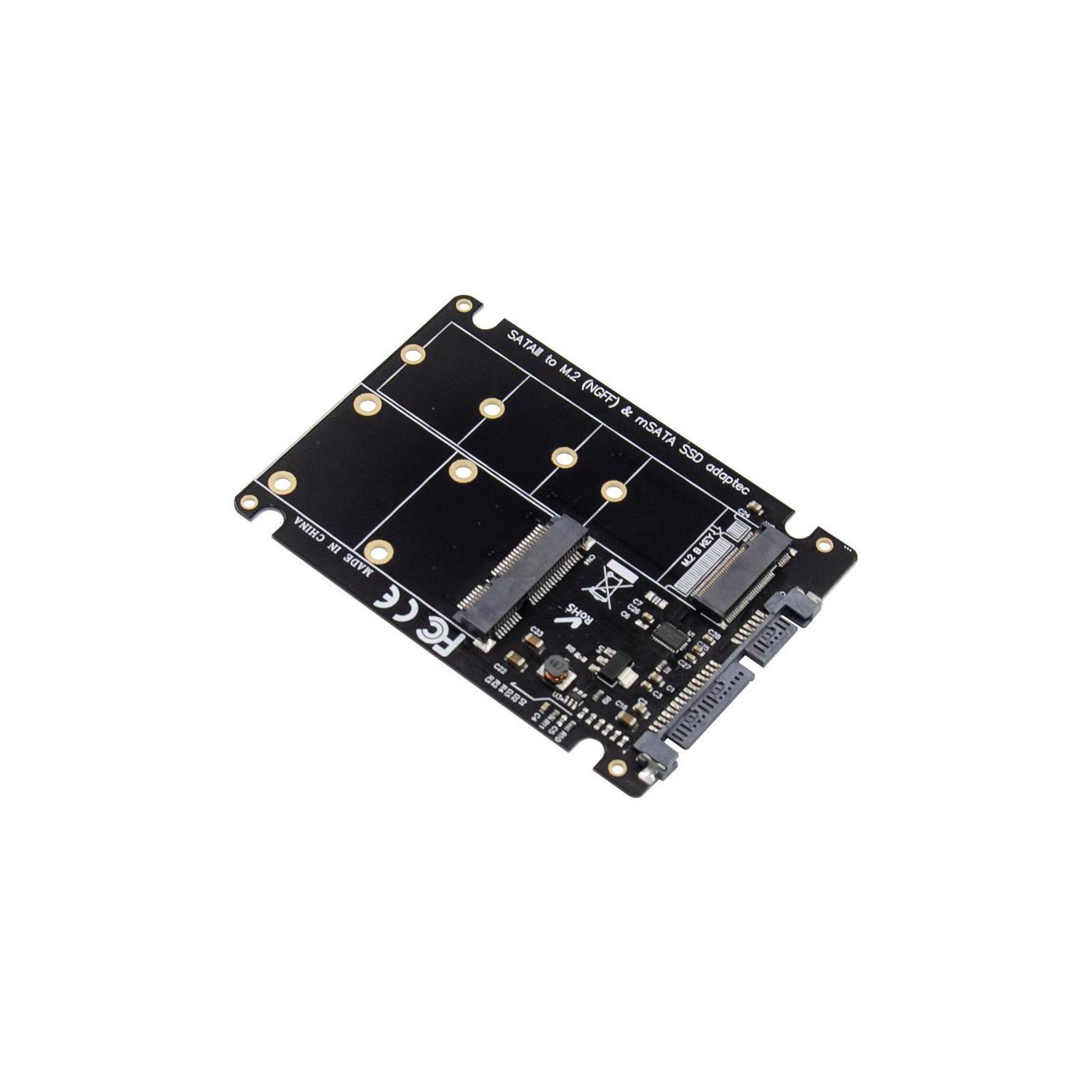 2.5" SATA to M.2 mSATA Adapter