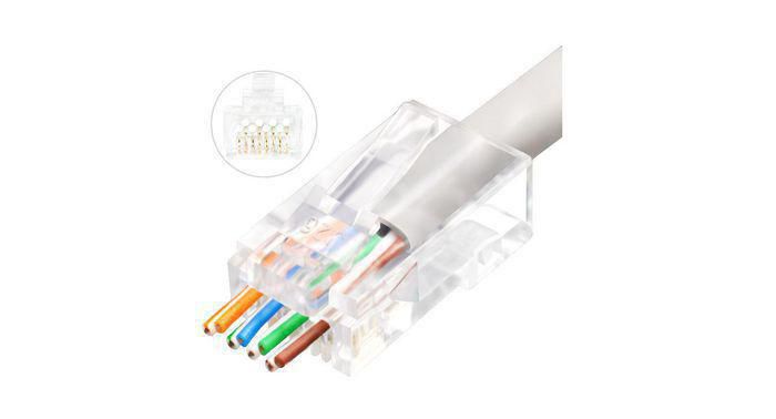 RJ45 UTP plug Cat6A for