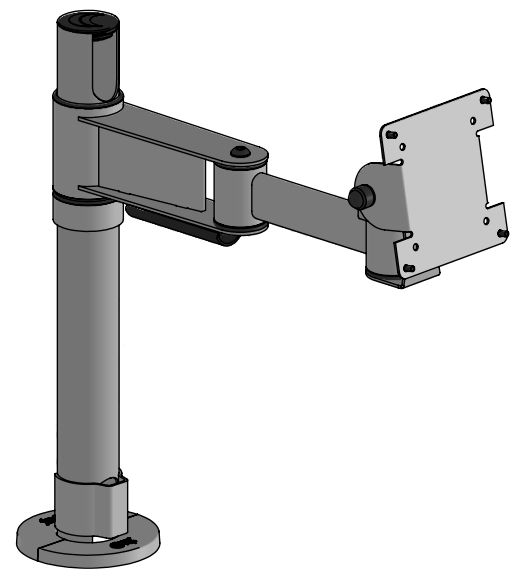 SpacePole Screen Mount with