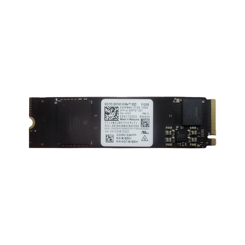 N73413-001, HP M.2 2280 NVMe SSD, 512GB capacity, PCIe 4x4