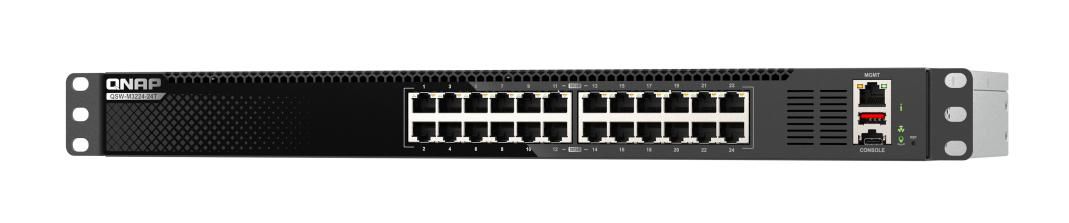 Switch Qnap QSW-M3224-24T Rack 24 ports 10GbE RJ45 - QSW-M3224-24T