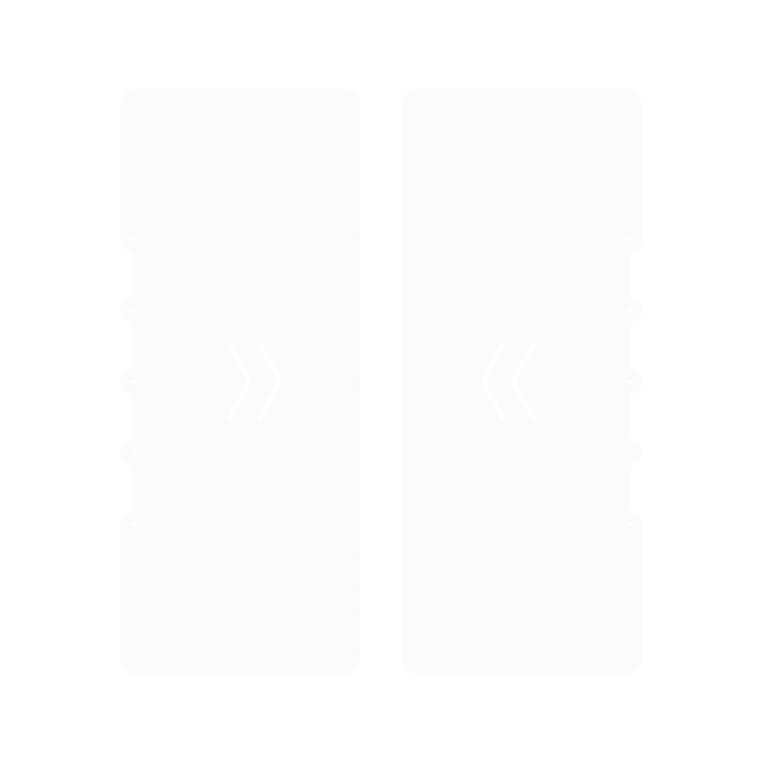 Acrylic door wings - DS-KSD66-P1100-2PCS