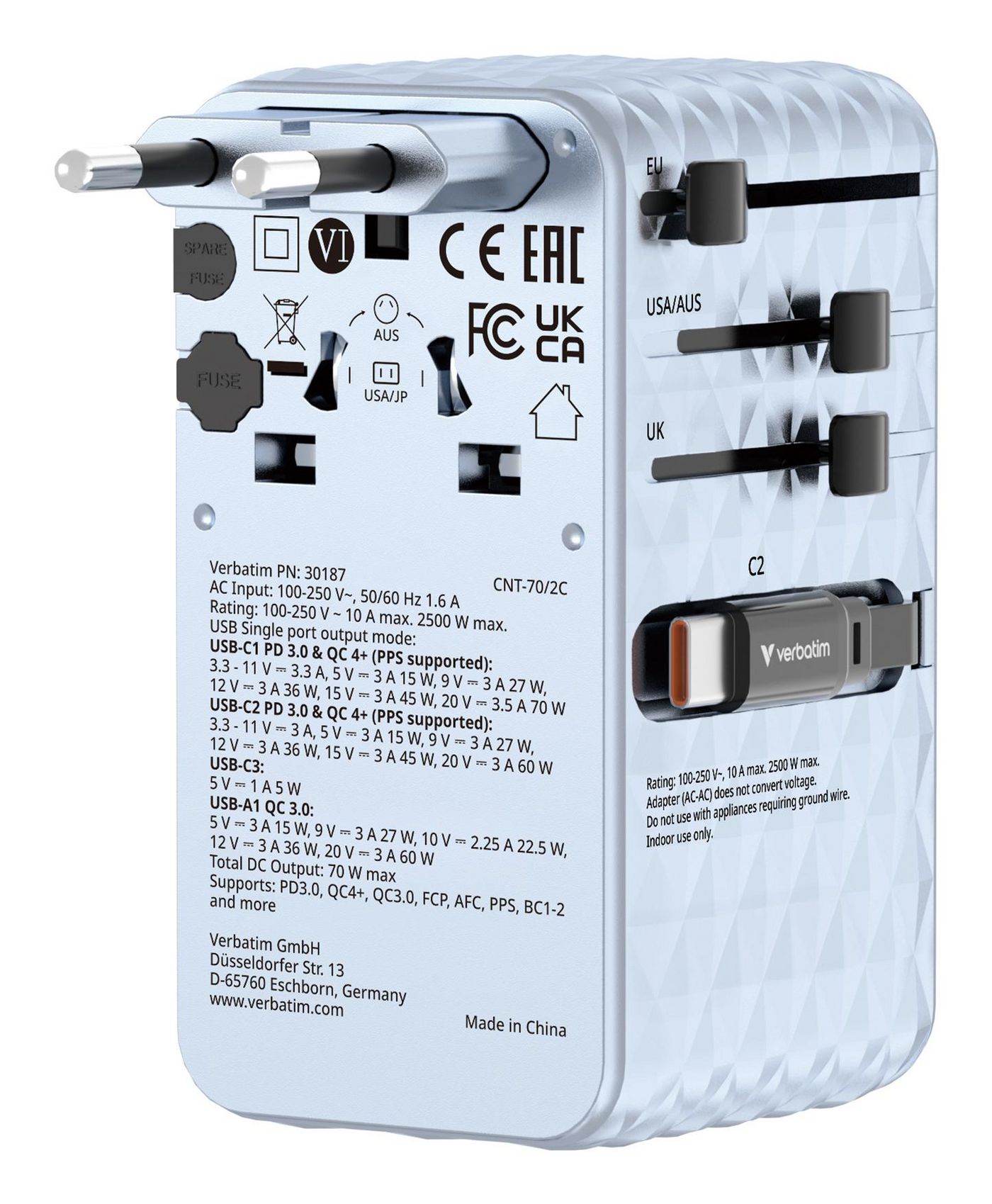 Charge 'n' Travel 70W 2C