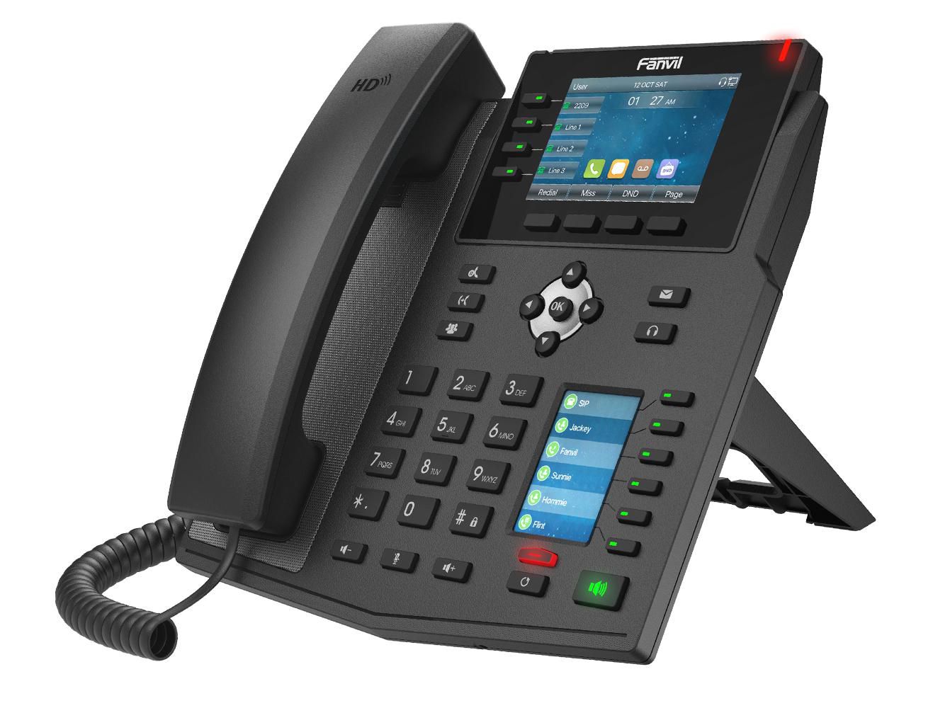 Fanvil X5U V2 W129177721 X5U Ip Phone Black 16 Lines 