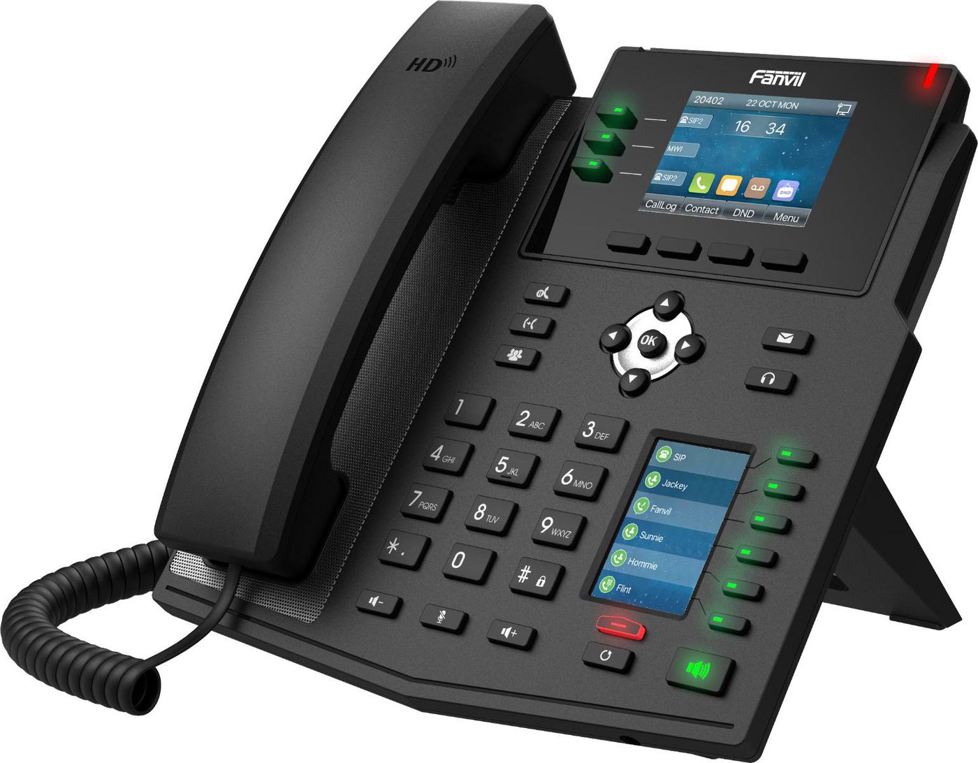 X4U Ip Phone Black 12 Lines