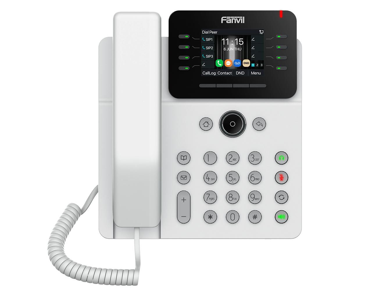 Fanvil V62G WHITE W129176527 V62G Ip Phone Black 12 Lines 
