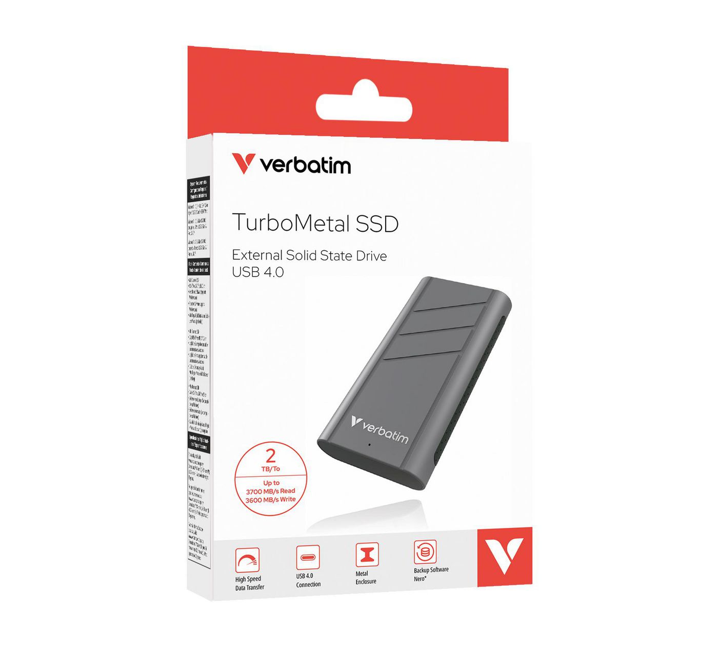 TurboMetal SSD USB 4,0 2TB