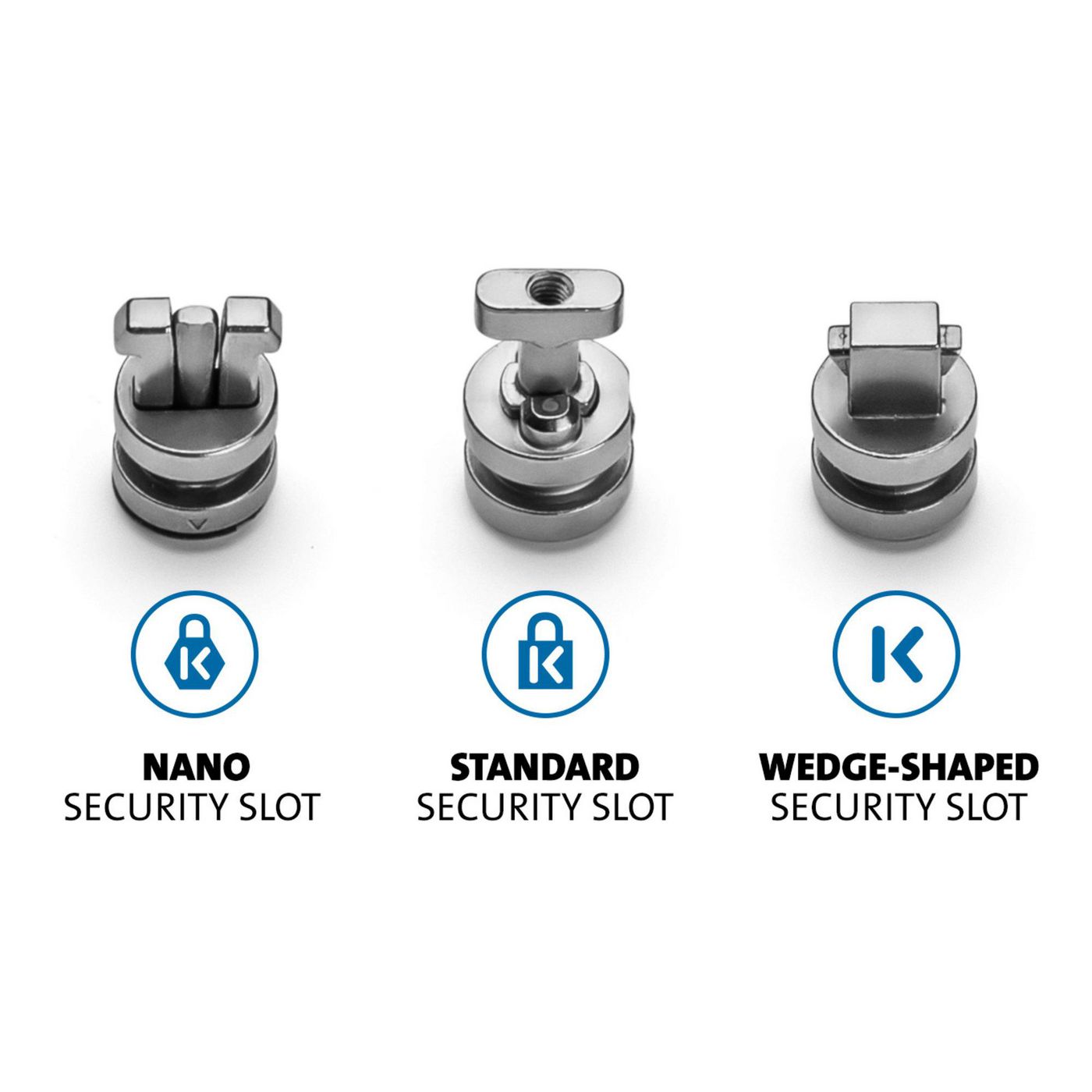 Kensington K68001WW W128449351 ClickSafe 3-in-1 Anchor Pack 