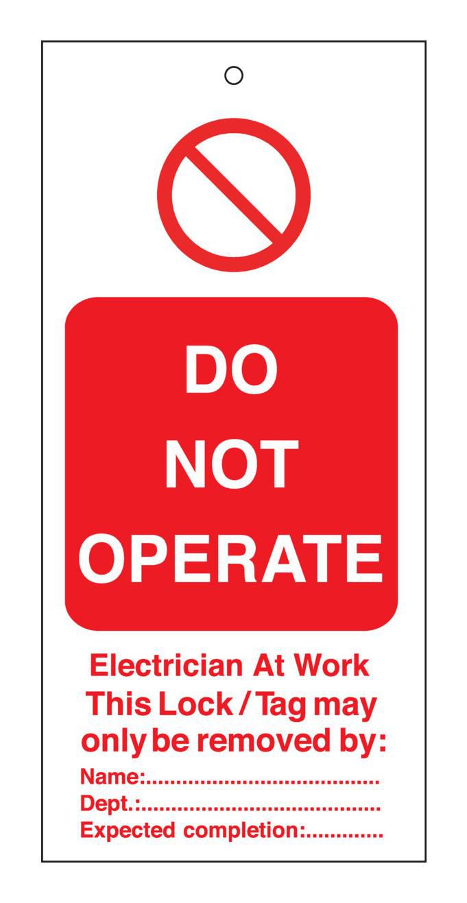 Tagout: Warning Tags