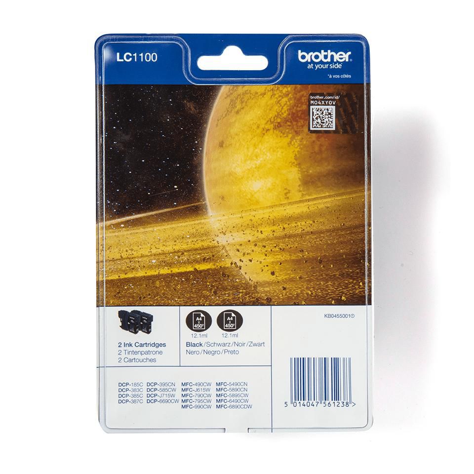 LC1100BKBP2DR 2 X BK BLISTER
