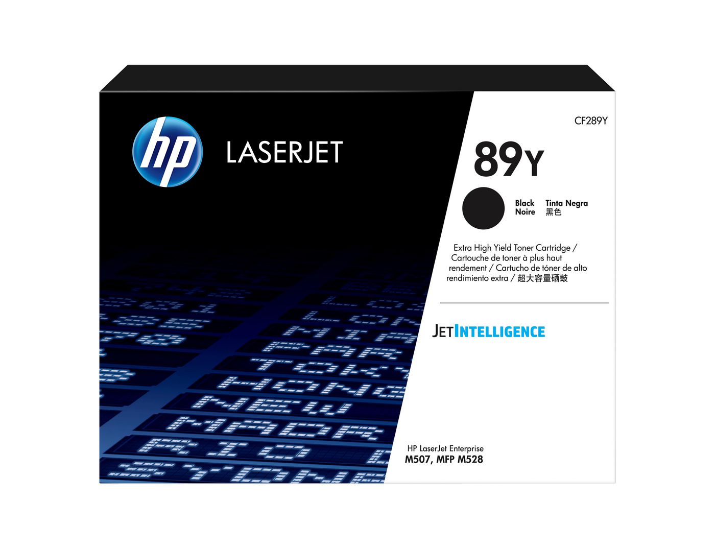 89Y Black LaserJet Toner