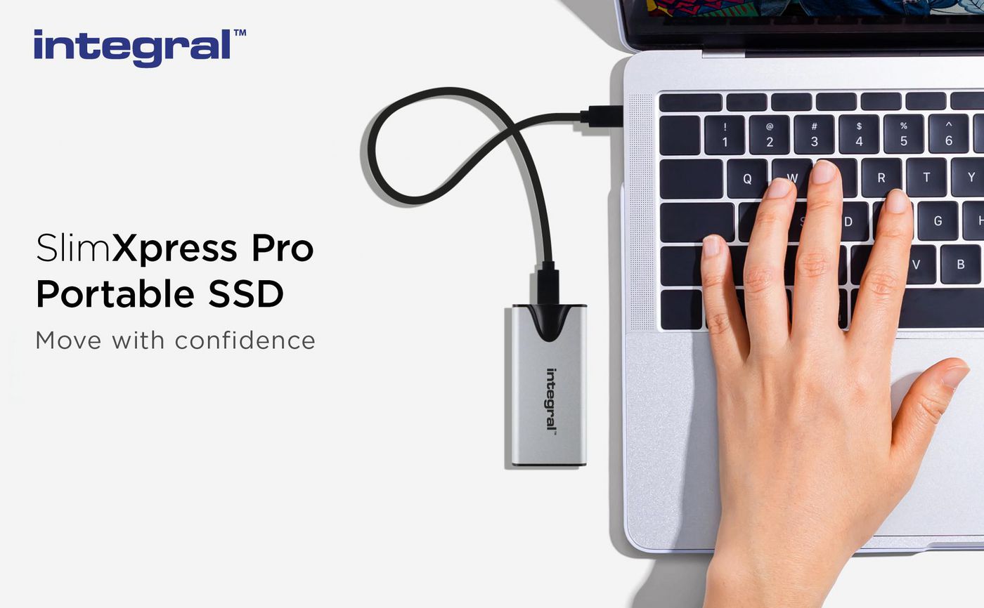 Integral INSSD2TPORT3.2SLIMXS W129020200 Slimxpress Pro 2Tb Portable 