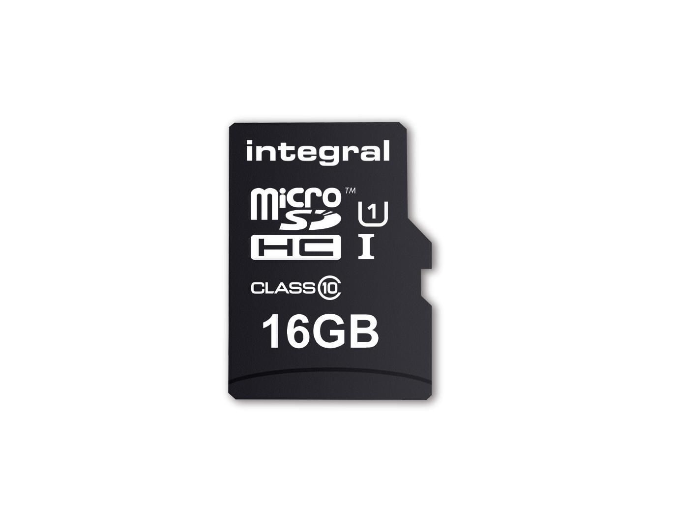 Integral INMSDH16G10-90U1 W129020187 16Gb Micro Sd Card Microsdhc 
